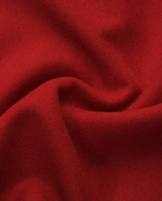 Ткань Пальтовая 0626 цвет красный картинка