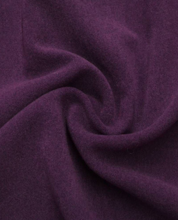Последний отрез 1м Ткань Пальтовая 20631 цвет фиолетовый картинка