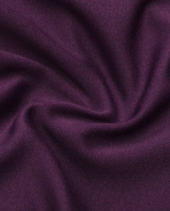 Последний отрез 1м Ткань Пальтовая 20631 цвет фиолетовый картинка 1
