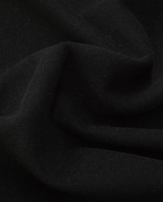 Ткань Пальтовая 0637 цвет черный картинка