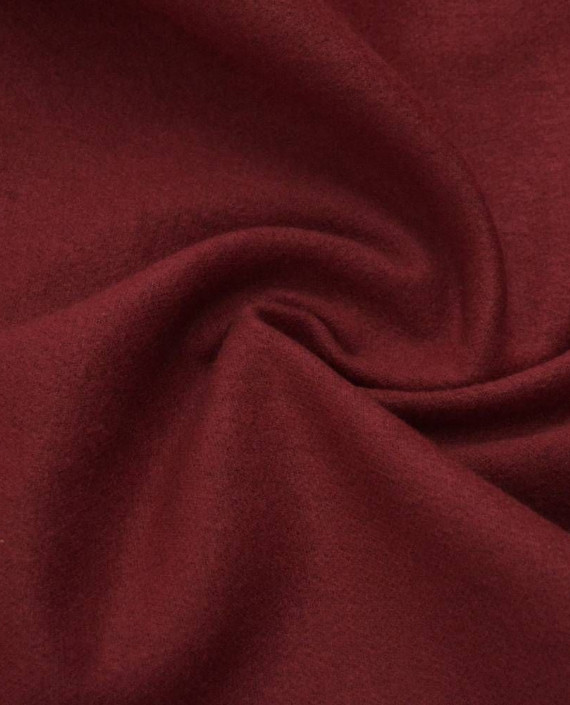 Ткань Пальтовая 0666 цвет бордовый картинка 2