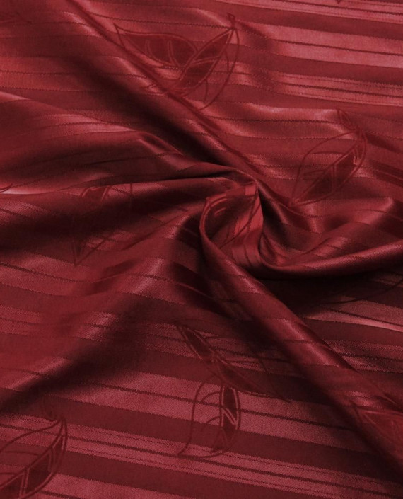 Ткань Костюмная 0692 цвет бордовый в полоску картинка