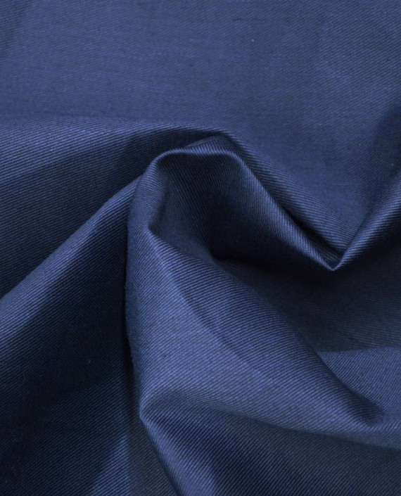 Ткань Костюмная 0711 цвет синий картинка