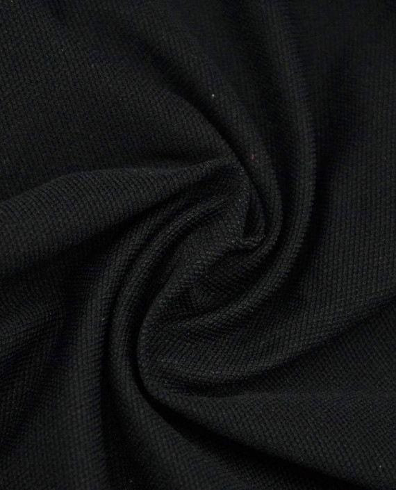 Ткань Костюмная 0717 цвет черный картинка