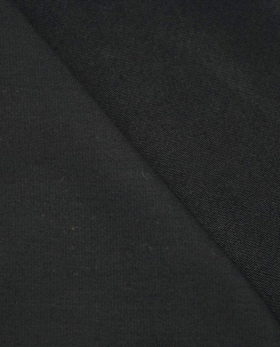 Ткань Костюмная 0717 цвет черный картинка 2