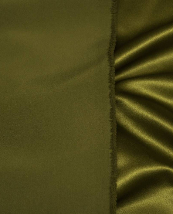 Ткань Костюмная 0735 цвет зеленый картинка 2