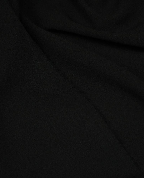 Ткань Креп-Шифон 0763 цвет черный картинка 2