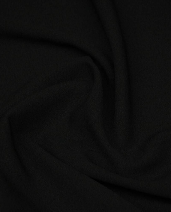 Ткань Креп-Шифон 0763 цвет черный картинка 1
