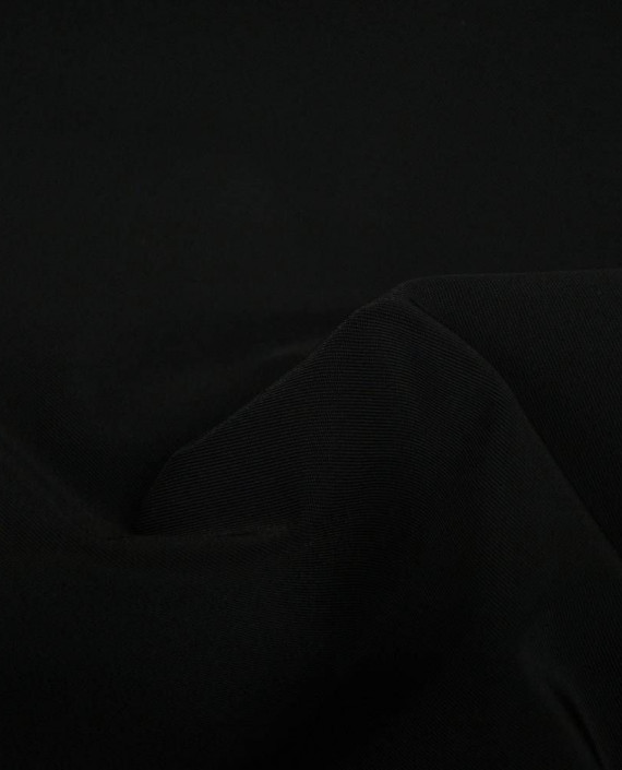 Ткань Костюмная 0756 цвет черный картинка 2