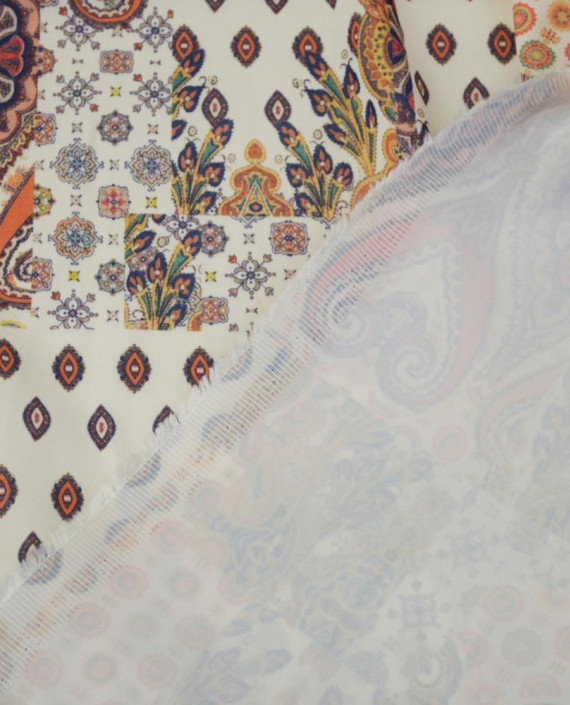 Ткань Костюмно-плательная 0775 цвет разноцветный абстрактный картинка 2
