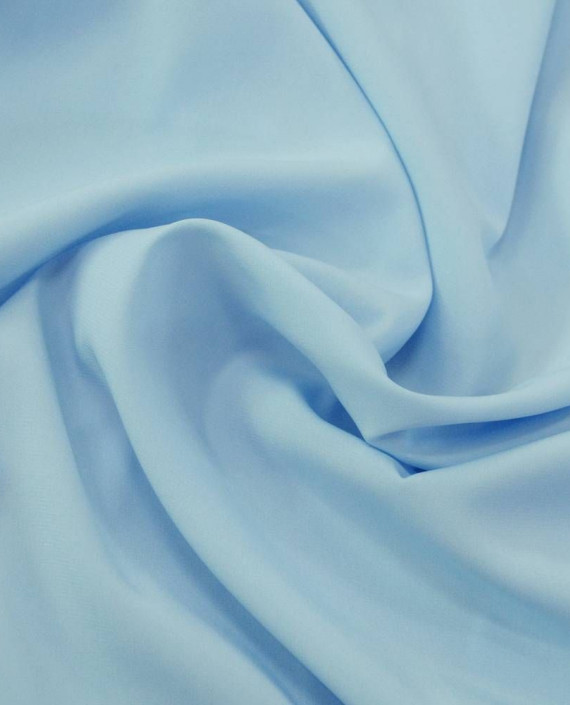 Ткань Плательная Полиэстер 0780 цвет голубой картинка 2