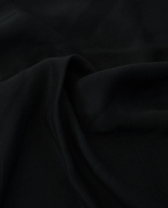 Ткань Плательная Полиэстер 0784 цвет черный картинка