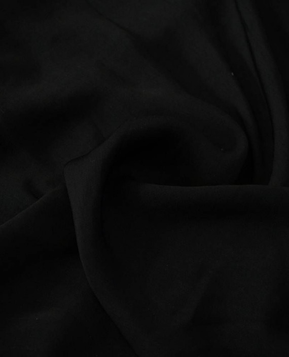 Ткань Плательная Полиэстер 0784 цвет черный картинка 1