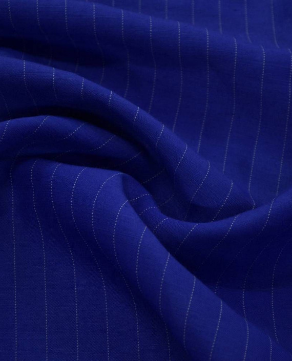 Ткань Костюмная Полиэстер 0806 цвет синий картинка