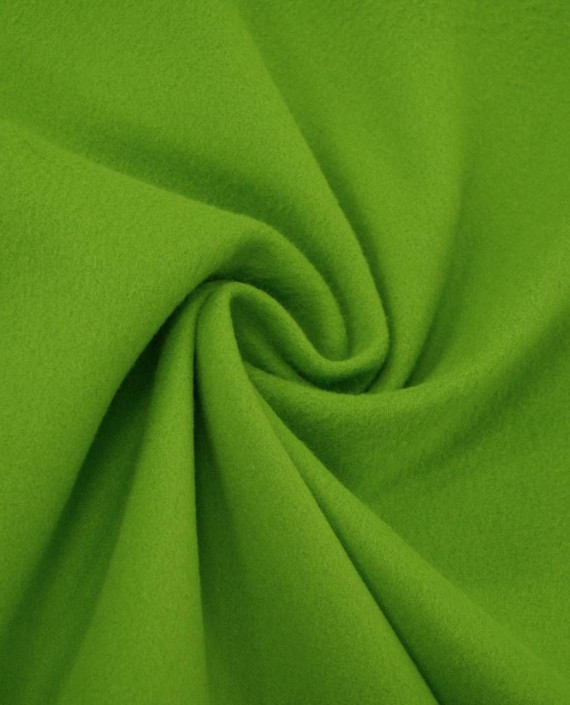 Ткань Пальтовая Полиэстер дублированная 0810 цвет зеленый картинка