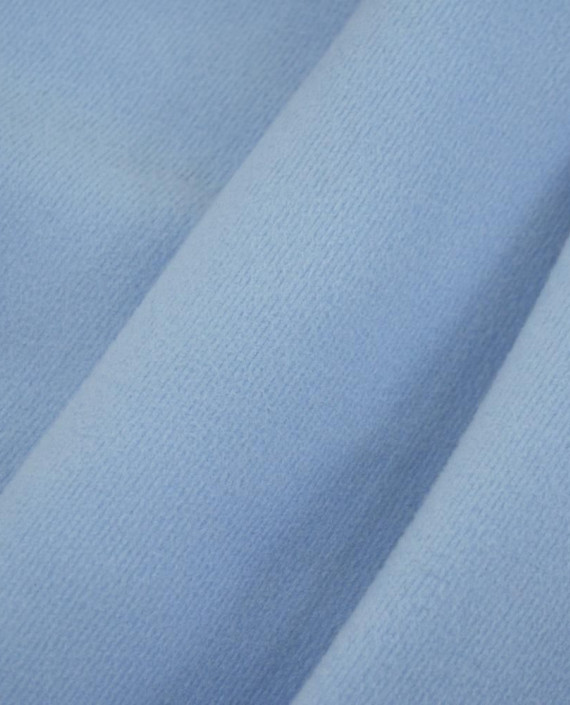 Ткань Пальтовая Полиэстер 0822 цвет голубой картинка 2