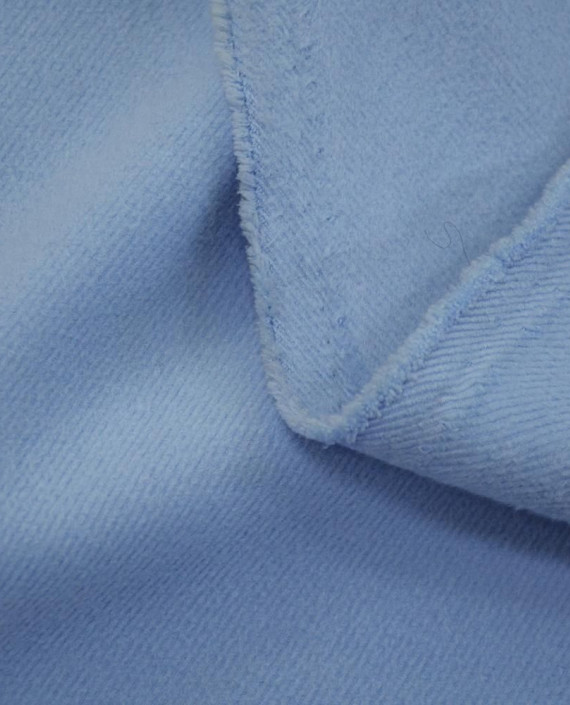 Ткань Пальтовая Полиэстер 0822 цвет голубой картинка 1