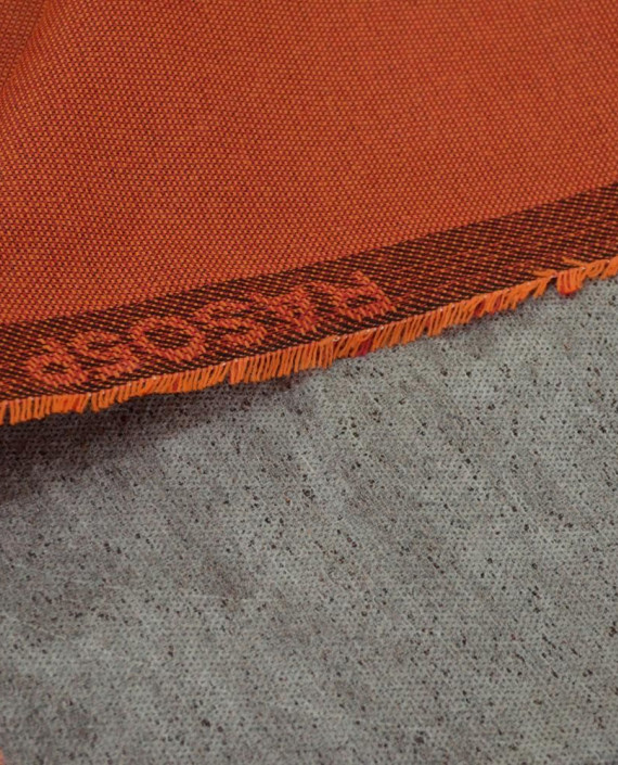 Ткань Матрасная Дублированная 0825 цвет оранжевый картинка 2