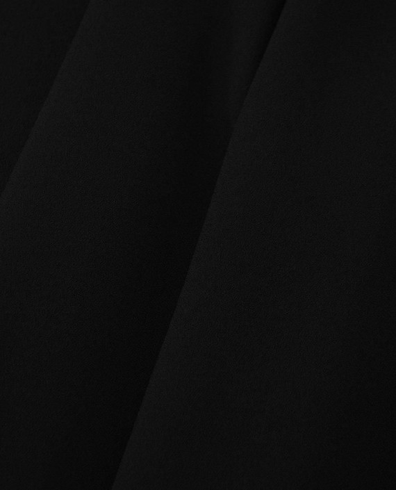 Полиэстер Костюмный Креп 0863 цвет черный картинка 1