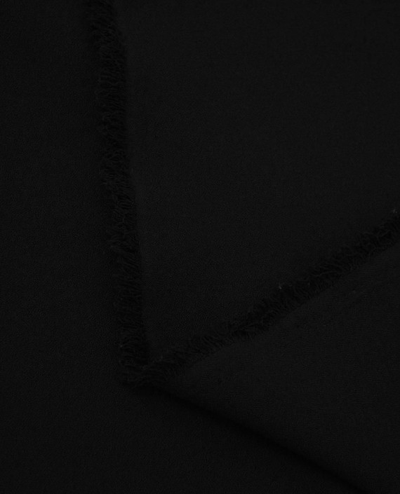 Полиэстер Костюмный Креп 0863 цвет черный картинка 2