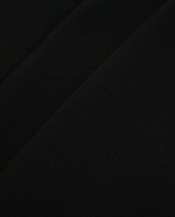 Ткань Костюмная Полиэстер 0906 цвет черный картинка 1