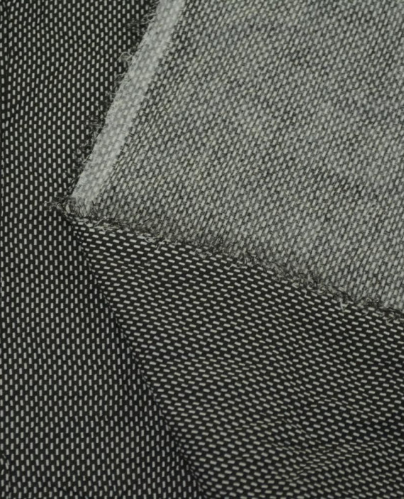 Ткань Рубашечная Полиэстер 0908 цвет серый геометрический картинка 1