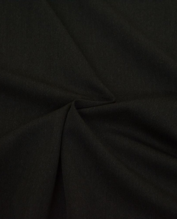 Ткань Костюмная Полиэстер 0911 цвет черный картинка