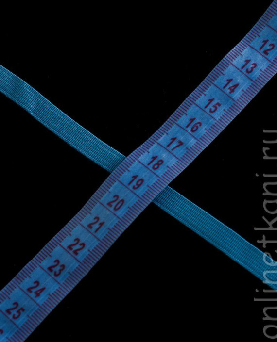 Резинка, ширина - 0,8 см, 5 метров 095 цвет синий картинка 1