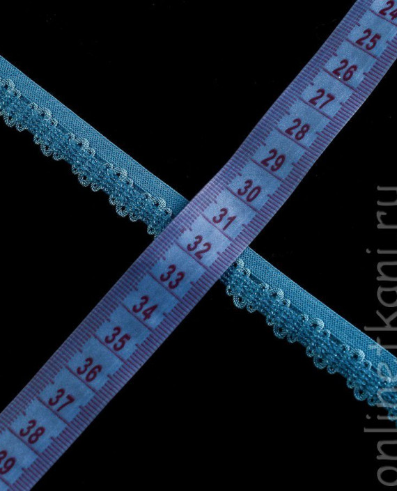 Резинка, ширина - 1,2 см, 15 метров 096 цвет синий картинка 1