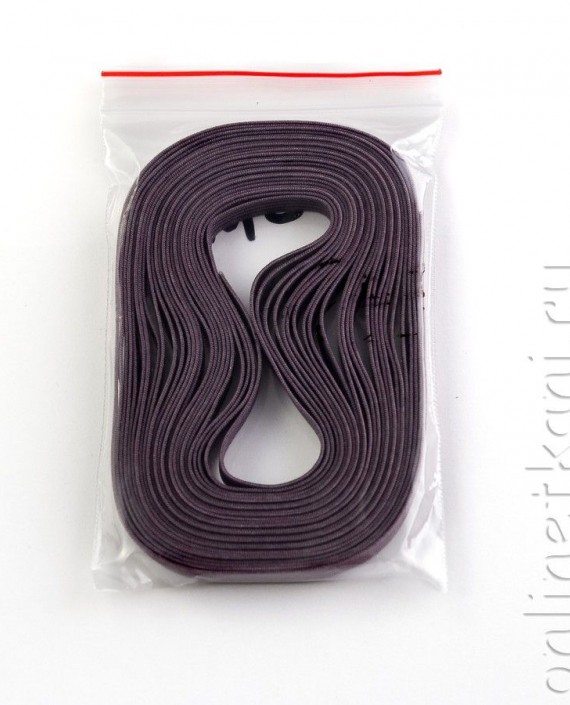 Резинка, ширина - 0,7 см, 5 метров 108 цвет фиолетовый картинка 1