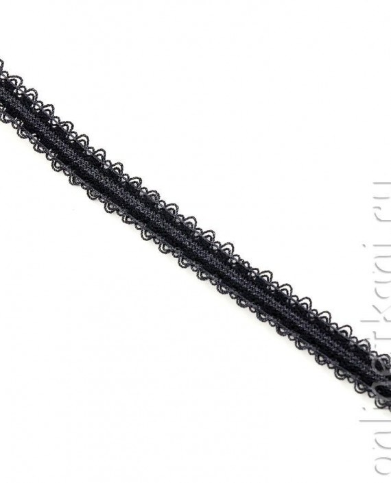 Резинка, ширина - 1 см, 10 метров 115 цвет черный картинка