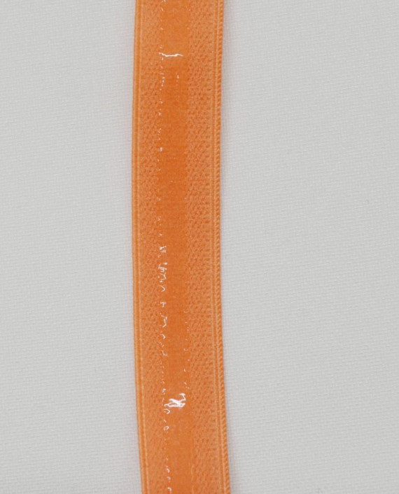 Резинка с силиконом 12 мм 123 цвет оранжевый картинка