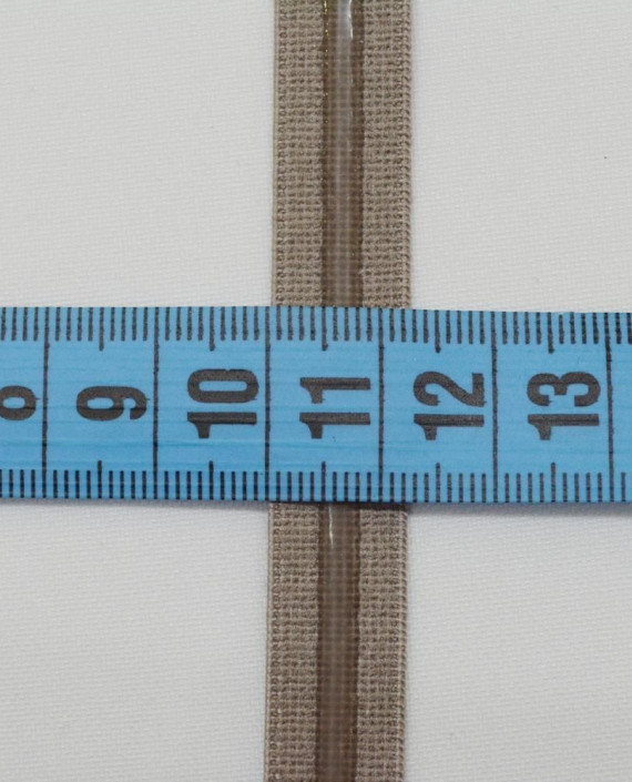 Резинка с силиконом 12 мм 124 цвет коричневый картинка 2