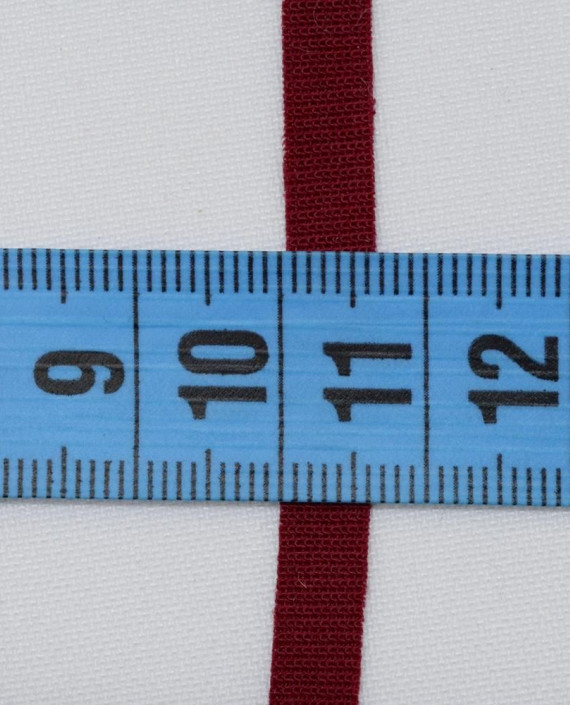 Лента малорастяжимая 6 мм 142 цвет бордовый картинка 2