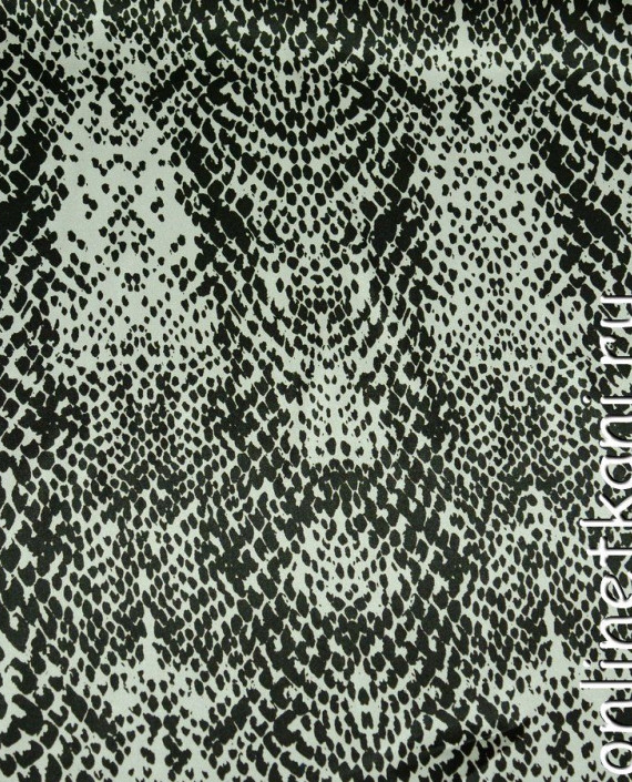 Ткань Атлас Принт 129 цвет серый абстрактный картинка