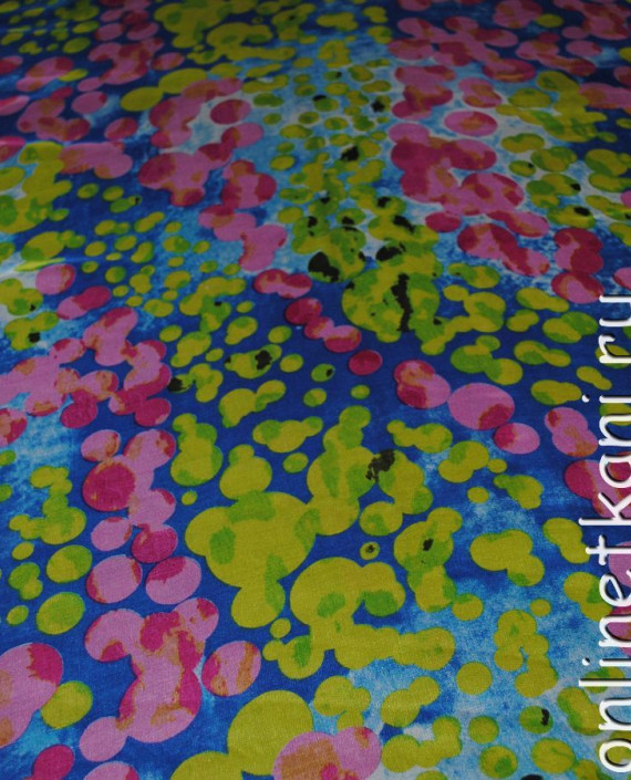Ткань Шелк Шифон "Палитра" 0110 цвет разноцветный геометрический картинка