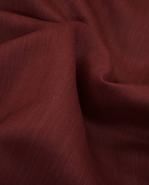 Ткань Шелк Рубашечный 0304 цвет бордовый картинка 1