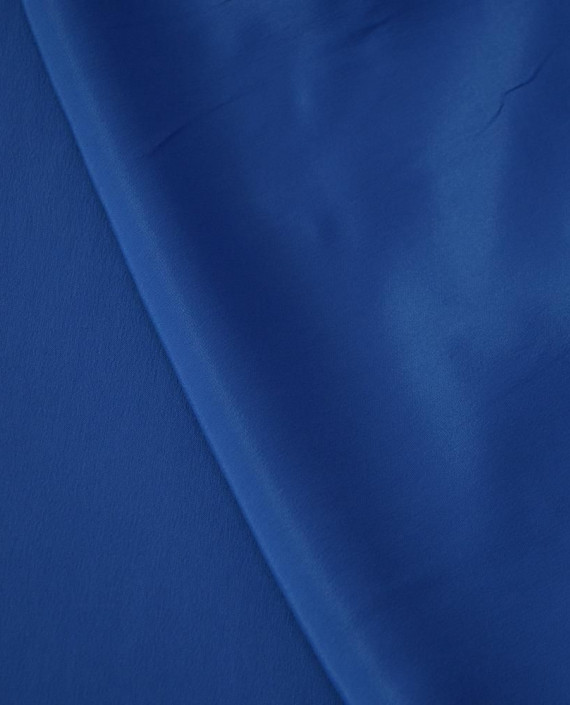 Ткань Плательная Шелк 0308 цвет синий картинка 2
