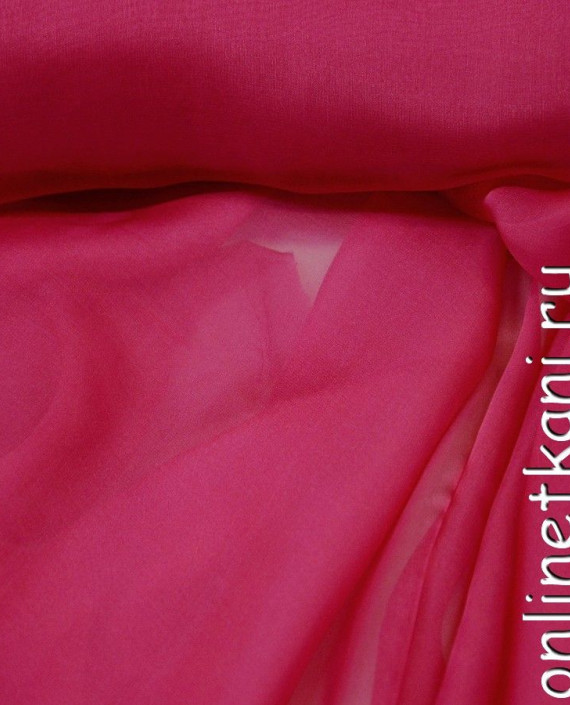 Ткань Шелк Шифон "Цзинин" 0215 цвет розовый картинка 2