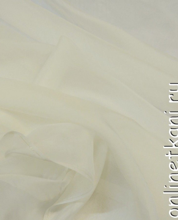 Ткань Шелк Шифон "Ханчжоу" 0223 цвет белый картинка 1