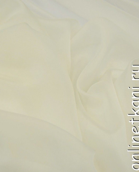 Ткань Шелк Шифон "Ханчжоу" 0223 цвет белый картинка 2