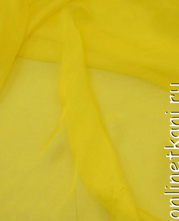 Ткань Шелк Шифон "Тунляо" 0234 цвет желтый картинка