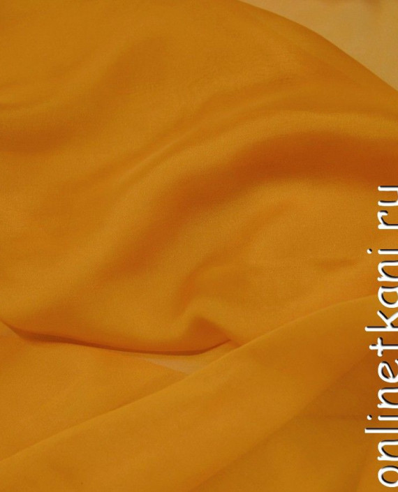 Ткань Шелк Шифон "Сямынь" 0238 цвет оранжевый картинка