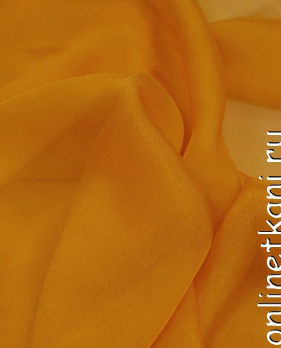 Ткань Шелк Шифон "Сямынь" 0238 цвет оранжевый картинка 2