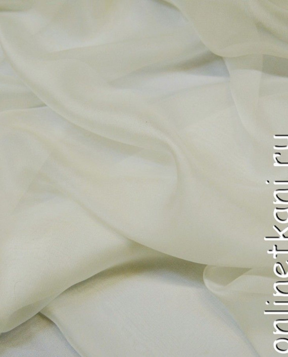 Ткань Шелк Шифон "Сюйчжоу" 0239 цвет белый картинка 2