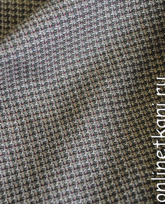Ткань шерсть "Осенняя трава" 0202012 цвет серый картинка 2