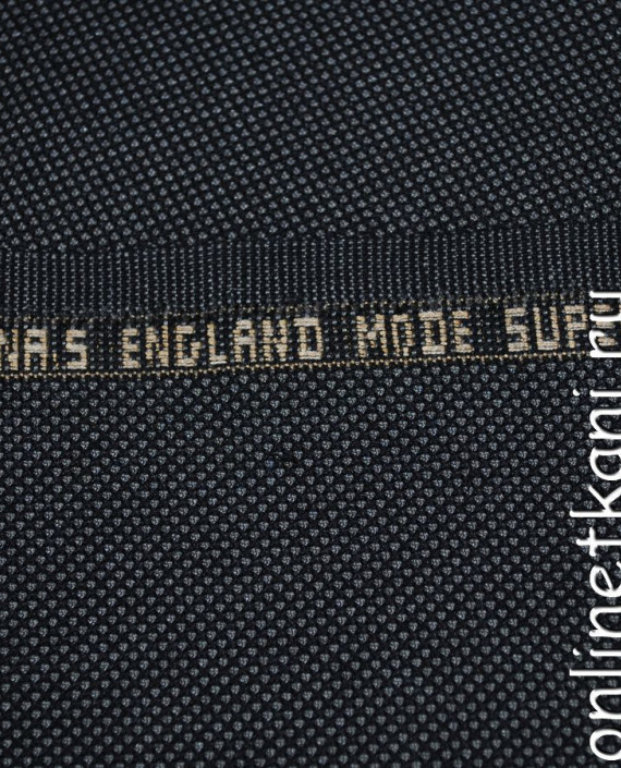 Ткань шерсть "Английская мода" 023 цвет серый в горошек картинка