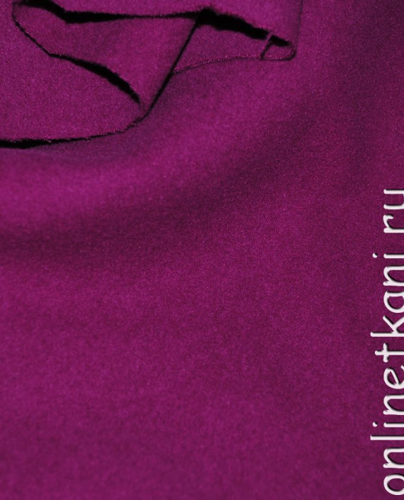 Ткань шерсть "Орхидея" 027 цвет фиолетовый картинка 1