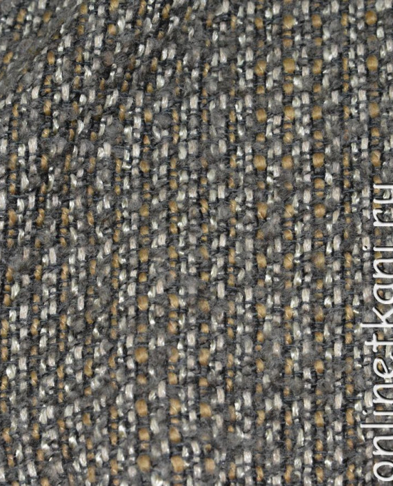 Ткань Шерсть Пальтовая "Пино" 139 цвет серый крупа картинка