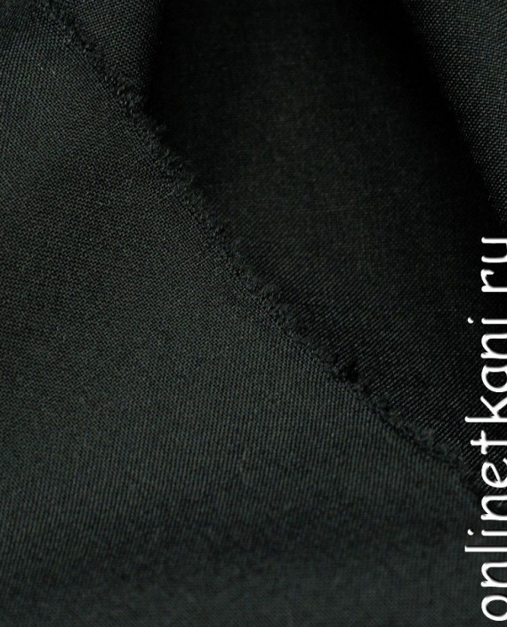 Ткань Шерсть 175 цвет черный картинка 1